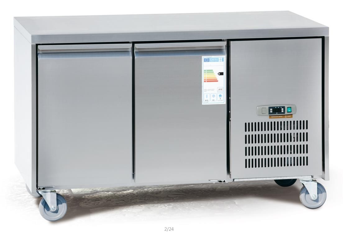 Refrigerated bench chiller freezer GN2100TN